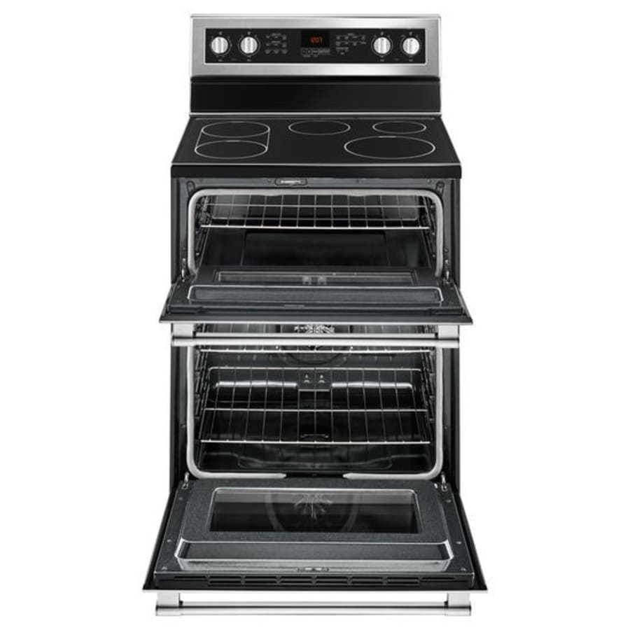 Maytag 30 Inch Wide 6.7 Cu. Ft. Free Standing Electric Range with Convection - Cookingdom