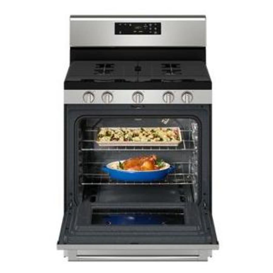 Maytag 30 Inch Wide 5.00 Cu. Ft. Free Standing Gas Range with Keep Warm™ Setting - Cookingdom