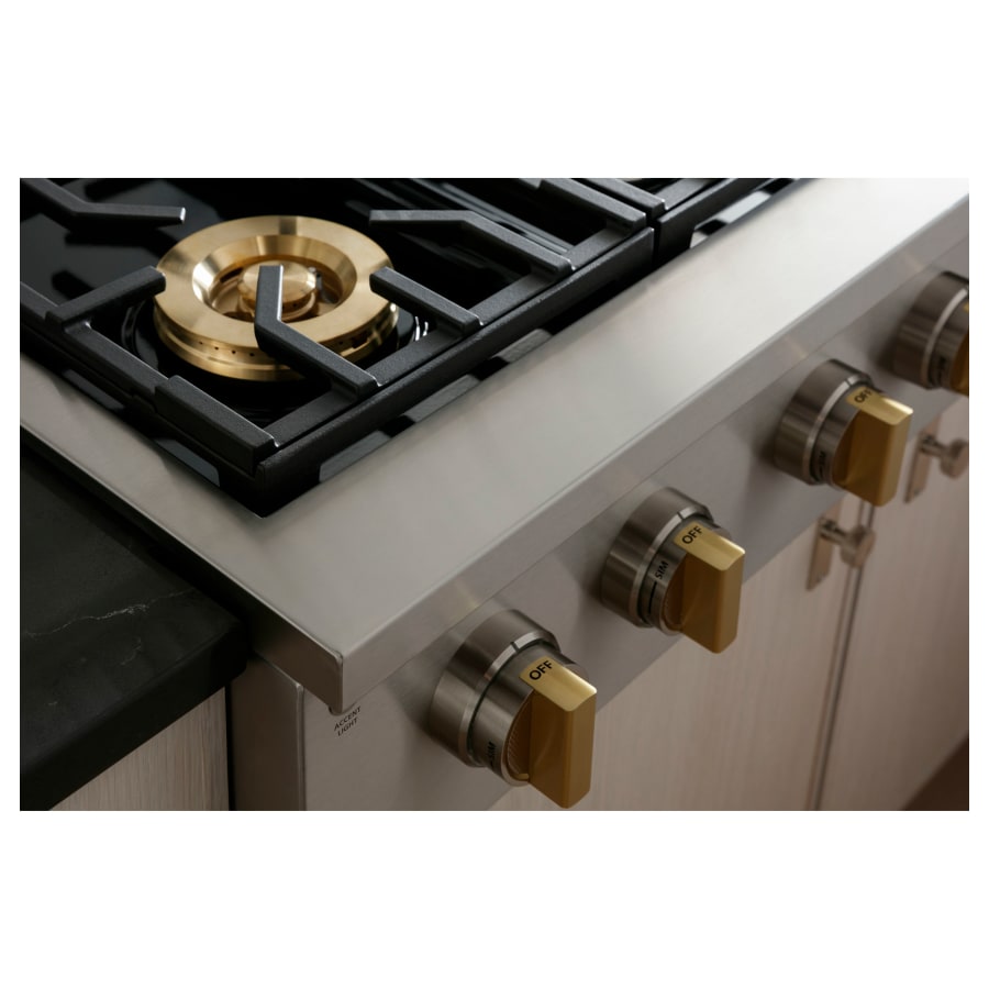 Dacor Transitional 36 Inch Wide 5.9 Cu. Ft. Slide In Gas Range with Three-Part Convection - Cookingdom