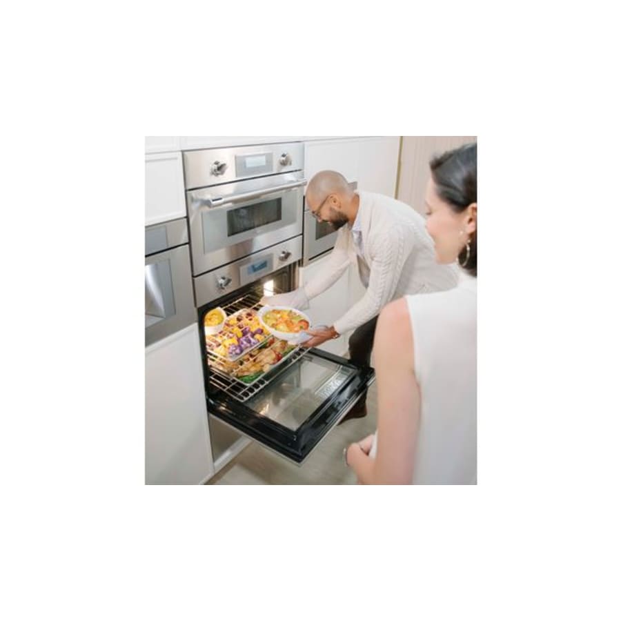 Thermador Professional Series 30 Inch Wide 9 Cu. Ft. Double Electric Oven with Right Side Opening Door - Cookingdom